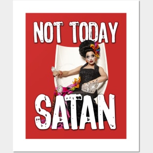 Not Today Satan Posters and Art
